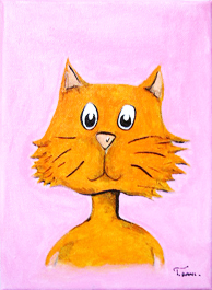 Tableau pour enfant: "le chat"