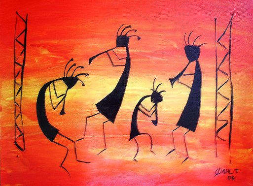 Tableau: "danse rouge"